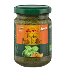 Bio Pesto Bassilico Gustoni 140 g