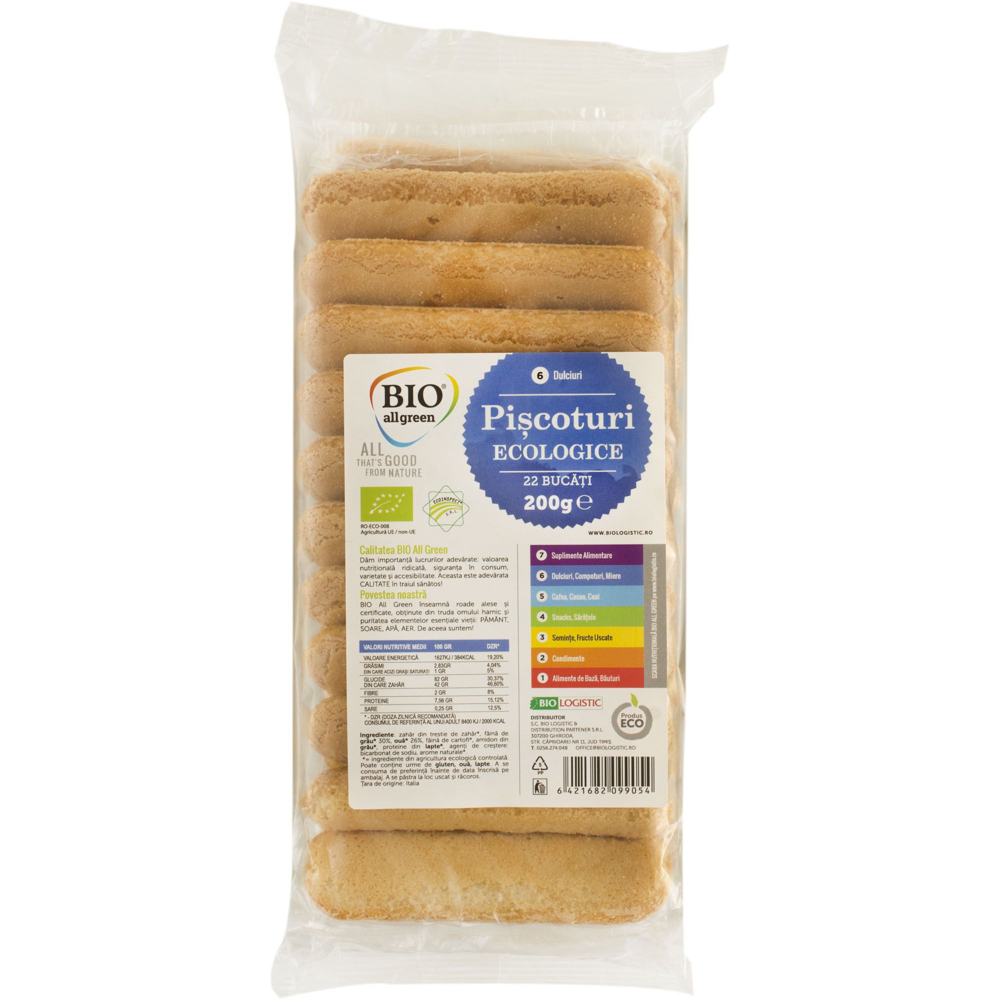 Bio Piscoturi Bio All Green 200 g