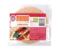 Bio Pita din Cereale Integrale O Mundo 4 buc 280 g