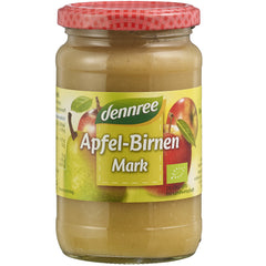 Piure Bio de Mere si Pere Dennree 360 g