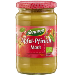 Bio Piure de Mere si Piersici Dennree 360 g