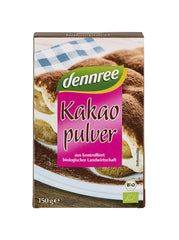 Bio Pudra de Cacao Degresata Dennree 150 g