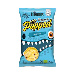 Bio Pufuleti din Porumb cu Sare de Mare Vegan Biosaurus 25 g