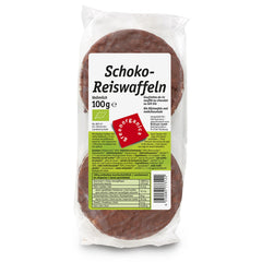 Bio Rondele de Orez Expandat cu Ciocolata Neagra Green Organics 100 g