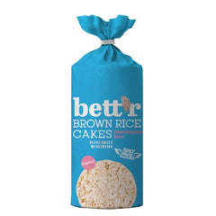 Bio Rondele din Orez Brun Integral cu Sare de Himalaya Vegan Fara Gluten Bettr 120 g