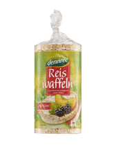 Rondele din Orez Expandat Bio Fara Sare Fara Gluten Dennree 100 g