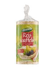 Rondele din Orez Expandat Bio Fara Sare Fara Gluten Dennree 100 g