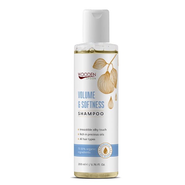 Bio Sampon pentru Volum si Hidratare Volum & Softness Wooden Spoon 200 ml