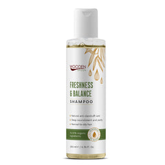 Bio Sampon pentru par Gras Freshness & Balance Wooden Spoon 200 ml