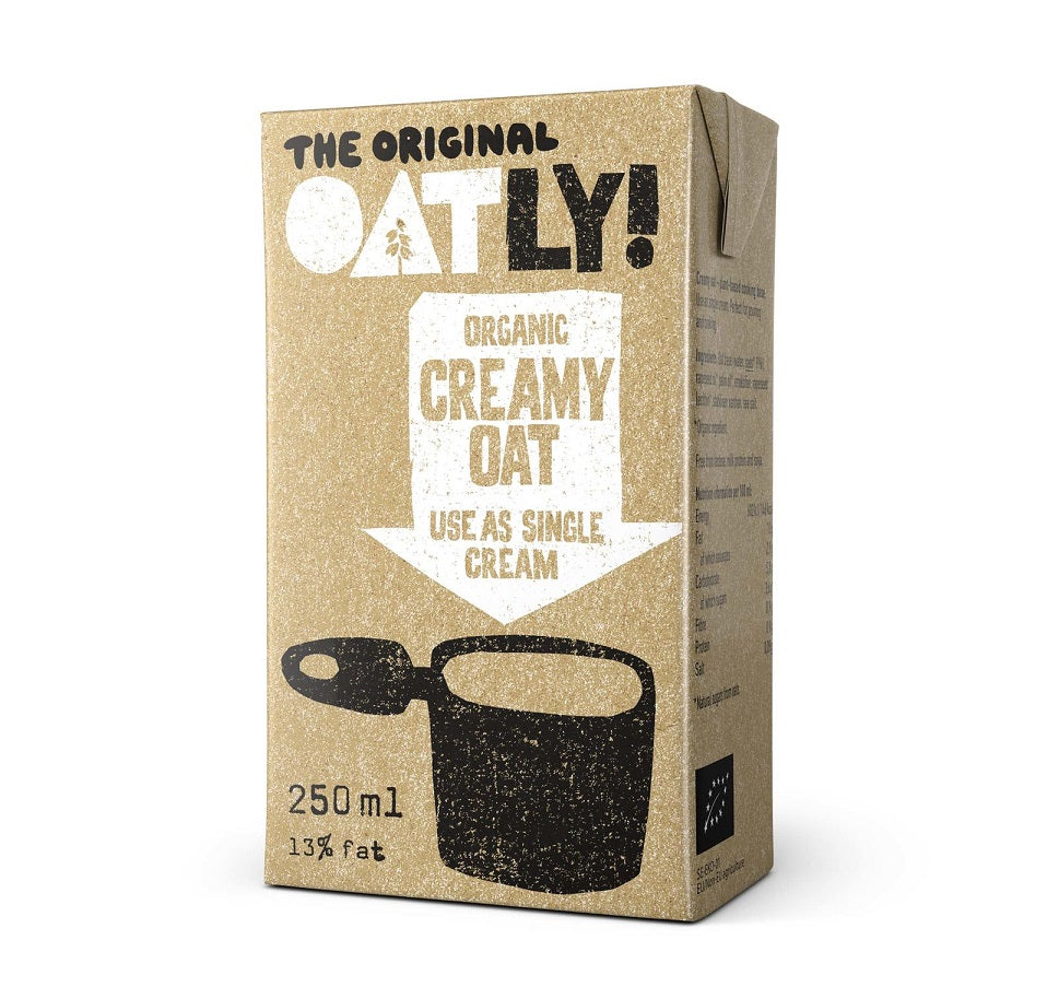 Smantana de Gatit BioVegetala de Ovaz 13% Vegan Oatly 250 ml