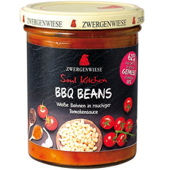 Bio Sos Barbeque Beans Borcan Zwergenwiese 370 g