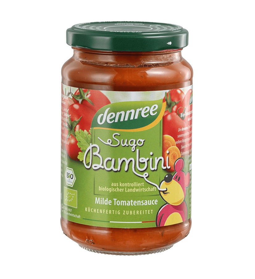 Sos de Rosii Bio pentru Copii Sugo Bambini Vegan Dennree 350 g
