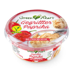 Bio Specialitate Vegana Tartinabila pe Baza de Migdale cu Ardei Rosu GreenHeart 150 g