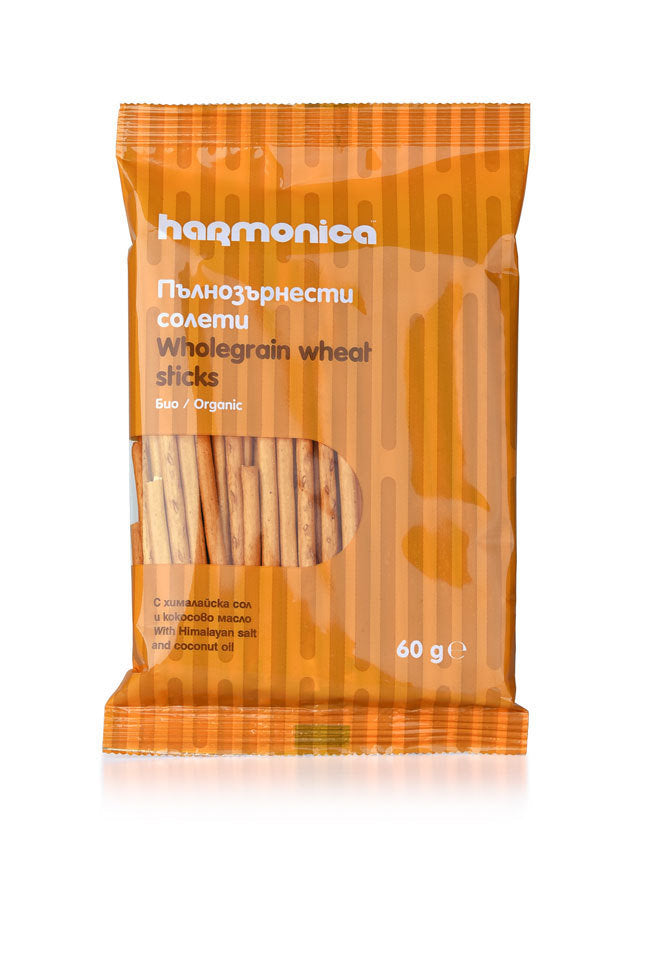 Sticksuri din Faina Integrala de Grau Bio Harmonica 60 g