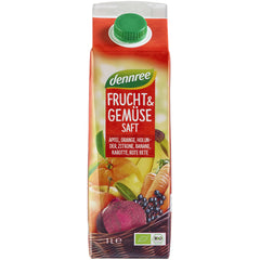 Bio Suc de Fructe si Legume Vegan Dennree 1 l