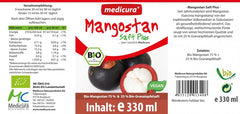 Bio Suc de Mangostan Organic 100 % Pentru Imunitate Scazuta Medicura 330 ml