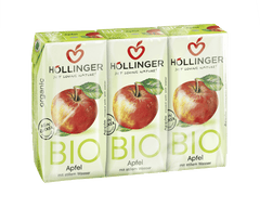 Suc de Mere Bio Hollinger 3 buc x 200 ml