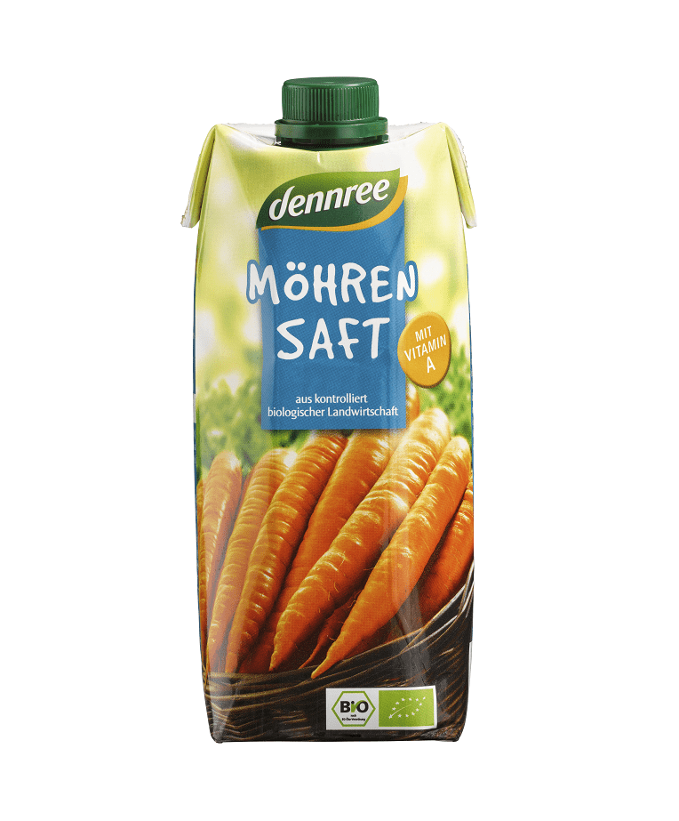 Suc de Morcovi Bio Vegan Dennree 500 ml