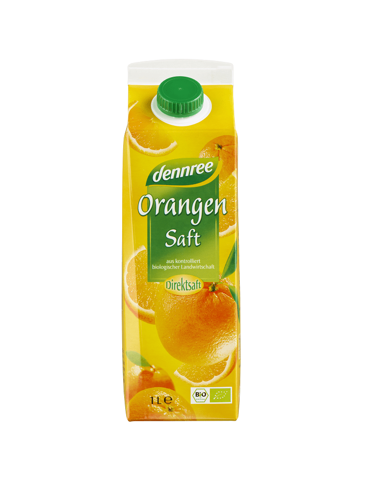 Suc de Portocale Bio Fara Zahar Dennree 1 l