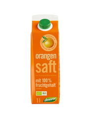 Bio Suc de Portocale din Concentrat de Suc de Portocale Dennree 1 l