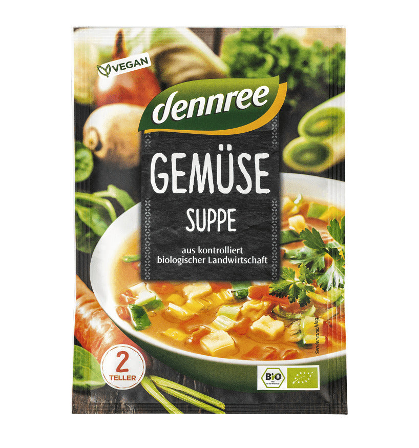 Supa de Legume Bio Instant Vegan Dennree 40 g