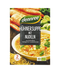 Supa de Pui Bio cu Fidea Instant Dennree 45 g