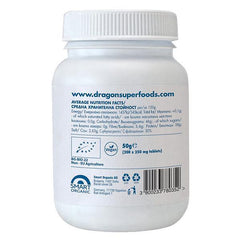 Bio Tablete Spirulina Albastra Dragon Superfoods 200 Tablete 50 g