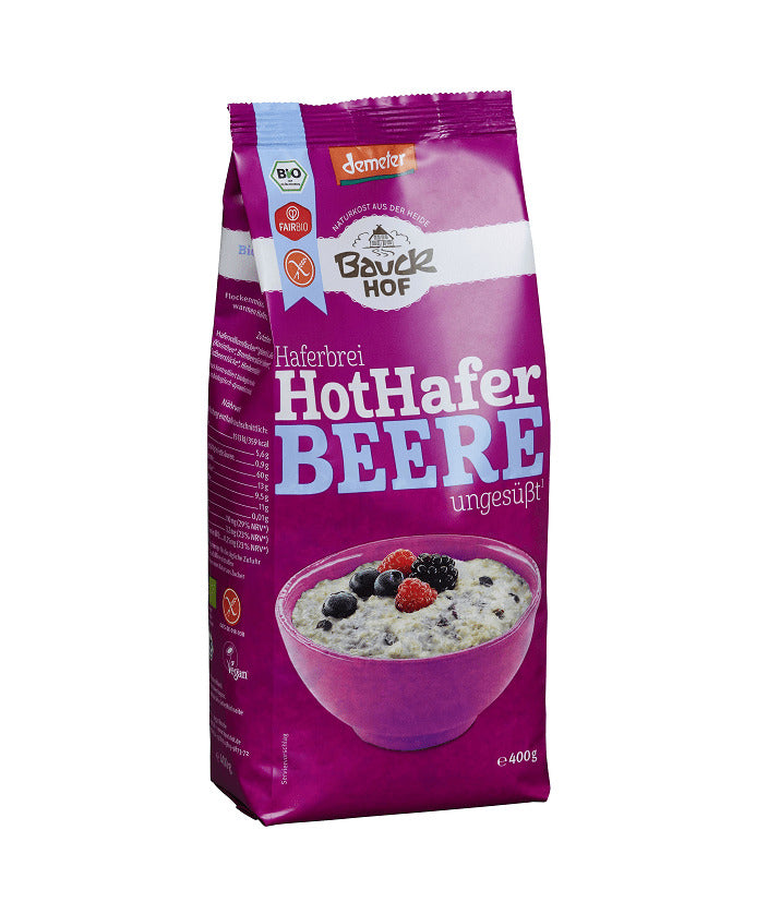 Bio Terci de Ovaz cu Fructe de Padure Fara Gluten Bauck Hof 400 g