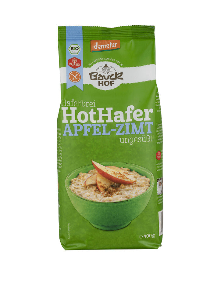 Bio Terci de Ovaz cu Mere si Scortisoara Fara Gluten Bauck Hof 400 g