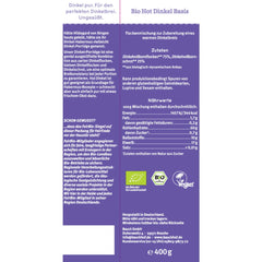 Bio Terci din Spelta Basis Bauck Hof 400 g