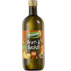 Ulei Bio Floarea Soarelui pentru Gatit High Oleic Dennree 1 l