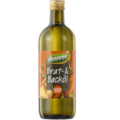 Ulei Bio Floarea Soarelui pentru Gatit High Oleic Dennree 1 l