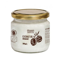 Bio Ulei de Cocos Extra Virgin Presat la Rece Raw 300 ml Dragon SuperFoods