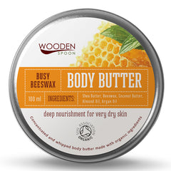 Bio Unt Pentru Corp cu Ceara de Albine Busy Beewax Wooden Spoon 100 ml