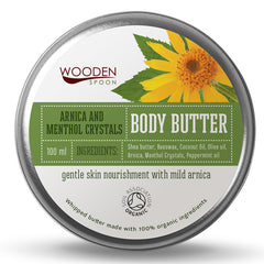 Bio Unt Pentru Corp cu Menta si Arnica Menthol Crystals Wooden Spoon 100 ml