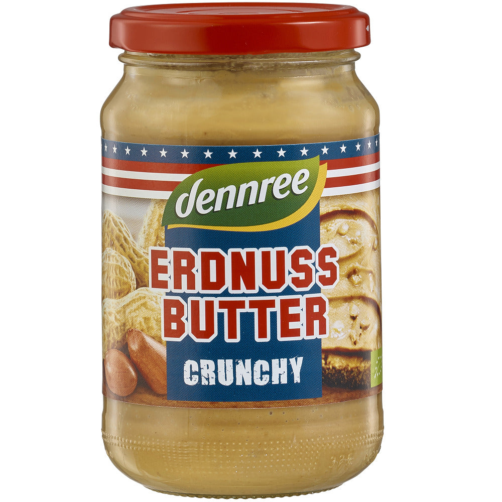 Bio Unt de Arahide Crunchy Dennree 350 g