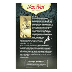 Ceai Ayurvedic cu Ceai Negru, Ghimbir si Scortisoara Bio Yogi Tea 37,4 g