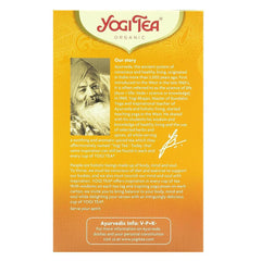 Bio Ceai ayurvedic cu Ghimbir, Portocale si Vanilie Ginger Orange Yogi Tea 30,6 g