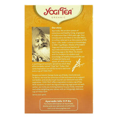 Bio Yogi Tea Ginseng Flower Ceai ayurvedic cu Flori de Ginseng,Lemon Gras si Menta 30,6 g