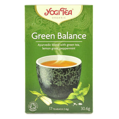 Bio Yogi Tea Green Balance Ceai ayurvedic cu Ceai Verde, Lemongrass si Menta 30,6 g