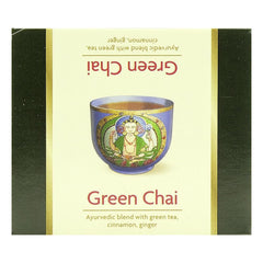 Bio Yogi Tea Green Chai Ceai ayurvedic cu Ceai Verde,Scortisoara si Ghimbir 30,6 g