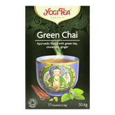 Bio Yogi Tea Green Chai Ceai ayurvedic cu Ceai Verde,Scortisoara si Ghimbir 30,6 g