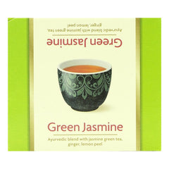 Bio Yogi Tea Green Jasmine Ceai ayurvedic cu Iasomie,Ceai Verde,Ghimbir si Coaja de Portocala 30,6 g
