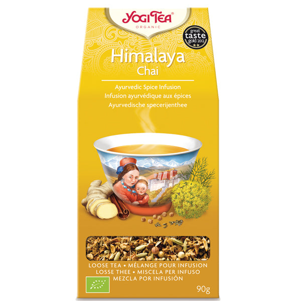 Bio Yogi Tea Himalaya Ceai Ayurvedic Ghimbir, Fenicul si Scortisoara 90 g
