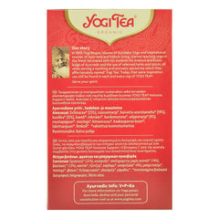 Ceai Ayurvedic pentru Sistemul Imunitar cu Echinacea, Acerola si Macese Bio Yogi Tea 34 g