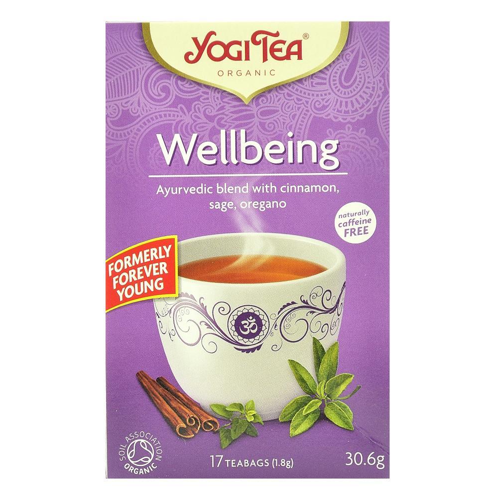 Bio Yogi Tea Wellbeing Ceai ayurvedic Bunastare cu Scortisoara, Salvie si Oregano 30,6 g