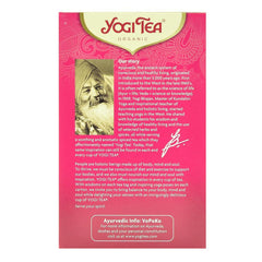 Ceai ayurvedic Energizant cu Hibiscus, Radacina de Angelica si Ghimbir Bio Yogi Tea 30,6 g