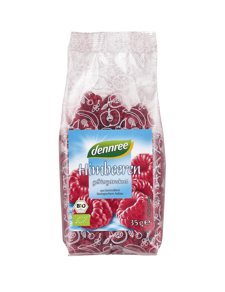 Zmeura Bio Liofilizata Intreaga Dennree 35 g