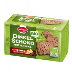 Biscuiti Bio din Spelta cu Unt si Ciocolata Wikana 200 g