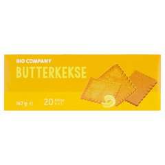 Biscuiti Bio cu Unt Bio Company 167 g
